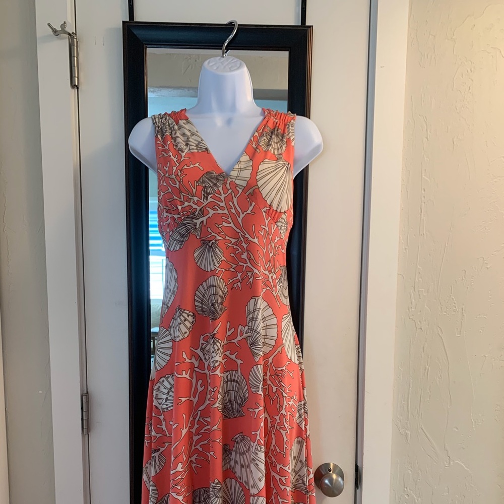 MT collection shell print sundress. Size S
